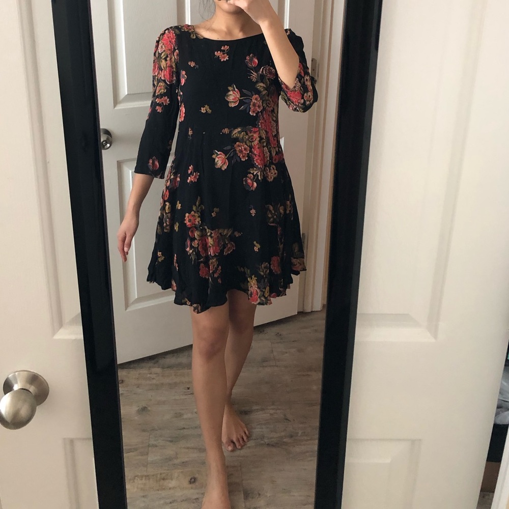 Free People 3/4 sleeve dress